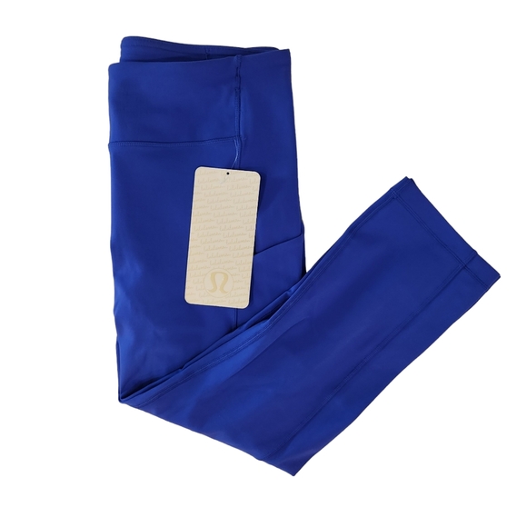 Lululemon Speed Up Crop - Cobalt Blue - Picture 3 of 11